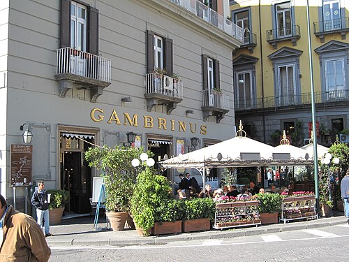 Gran Caffè Gambrinus in Napels
