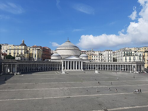 Piazza del Plebiscito in Napels
